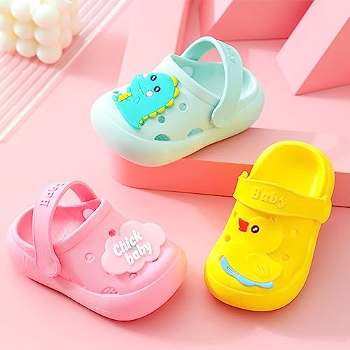Lymeral Clog For Toddler, Boys Girls Beach Slipper, Slip On Water Shoes, Pink, 1-2T #TOP2