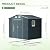 8x6FT Outdoor Steel Storage Shed with Frame Floor,Clear Window, Lockable Doors, Weather-Resistant Metal Tool Shed for Garden, Backyard, Patio, and Utility Storage