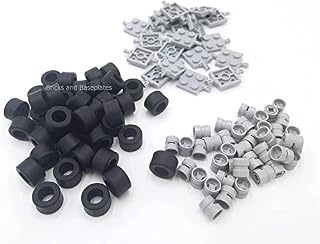 LEGO® WHEELS 100 Piece Set - 20 Plates / Axles - 40 Tyres - 40 Wheels Taken from Sets and supplied in Bricks and Baseplates® Clear Sealed Packaging