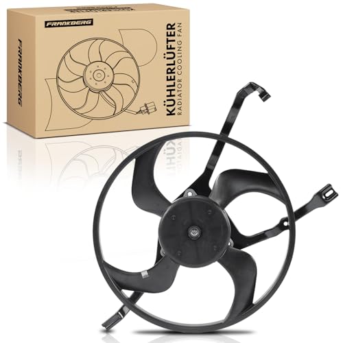 Frankberg Ventilador del radiador Rueda del ventilador Radiador de agua Compatible con C3 I FC FN 1.4L C2 JM 1.1L C3 II SC 1.4L C3 I FC FN 1.1L C2 JM 1.4L Replace# 85665