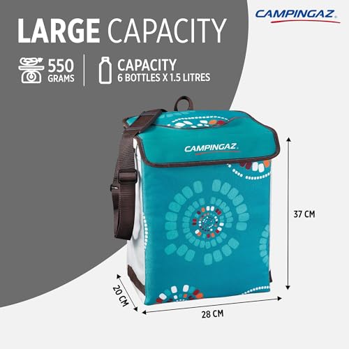 Image of Campingaz Ethnic MiniMaxi Soft Cooler Bag I Keeps The ice up to 7 Hours