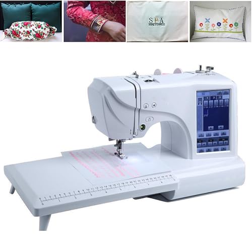 Macchina da ricamo automatica commerciale con touch screen LCD da 7 pollici, ideale per abbigliamento, cappelli, trapunte e artigianato