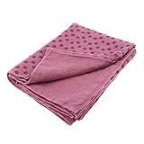 pistro Yoga Towel Sport Gym Fast Drying Travel Camping Bath Beach Super Compact - Light Purple