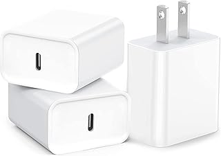 iPhone 15 14 Fast Charger Block,[Apple MFi Certified] 3Pack 20W PD USB C Charging Block Type C Charger Brick Power Adapter Plug Box Apple Chargers for iPhone 15/15 Plus/15 Pro/15 Pro Max/14/13/12