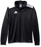 adidas Youth Regista 18 Training Top, Black/White, X-Large