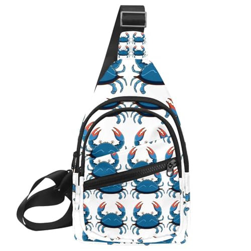 Bolsa de pecho unisex impermeable con motivos abstractos modernos para el día a día