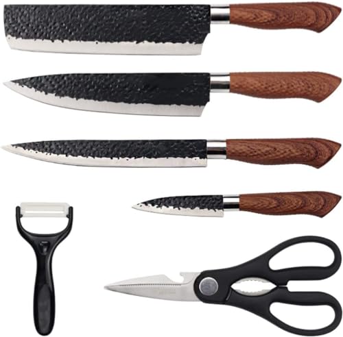 牛刀 三徳包丁 チョッピングナイフ 包丁ハサミ 食器洗い乾燥機対応 セラミックピーラー ステーキナイフ ハイカーボンステンレス鋼 業務用 家庭用 食器洗い乾燥機対応 はさみセラミックピーラーシェリペアリングナイフギフトケース 切れ味長持ち