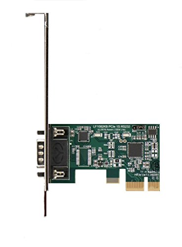 LF1082KB Native PCI Express PCIe 1 Port RS232 Serial Card Adapter with DMA