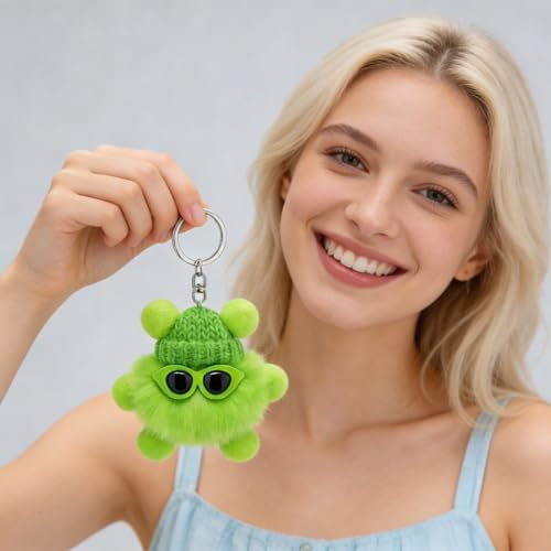 2-Pack Muñeco Alien Verde Peluche 35cm con Charms miniatura 3
