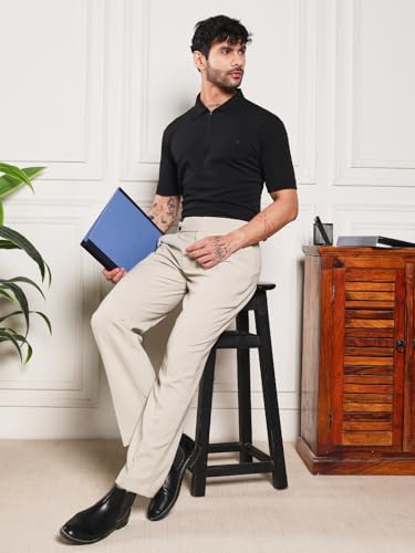 Image of Gurkha Pants for Men | Trouser for Men | Formal Pant | Double Button | Loose Fit Trouser High Waist Pleated Casual Trousers | Vintage Straight Leg Pants for Office Smart Casual Travel Party