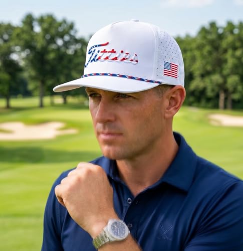 Image of Funny Golf Hat Gifts for Men, USA Funny Golf Cap with USA Flag, Gift Party, Birthdays, Wedding Gifts One-Size Fits All
