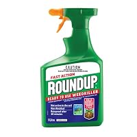 Roundup Fast Action Weedkiller Spray, 1L