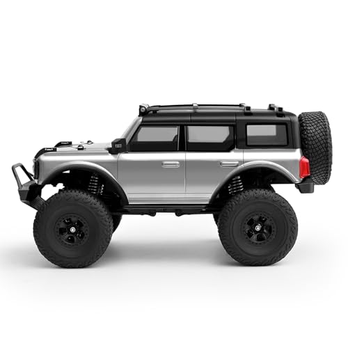 Voiture sur chenilles RC 1:18 tout-terrain 4WD gris