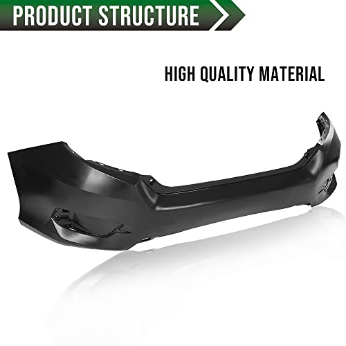 Grand Orange Primed Rear Bumper Cover Compatible With 2016 2017 2018 2019 2020 Honda Civic Sedan Black Rear Bumper 04715Tbaa00Zz Ho1100296 #TOP3