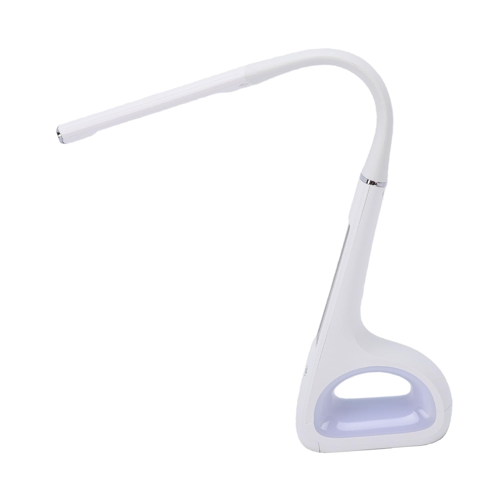 Yosoo Health Gear Lampada da Scrivania a LED, Lampada da Lettura in ABS con Sveglia e Luce RGB, 3 Temperature di Colore, 1200mAh USB C Ricaricabile, Collo di Cigno Flessibile per Studio, Camera da