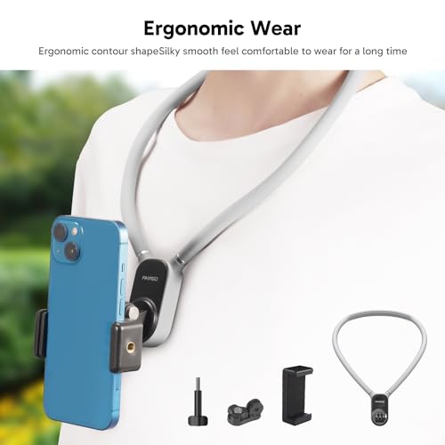 Image of AKASO Magnetic Neck Mount Holder Chest Stand Strap for Phone, Action Camera