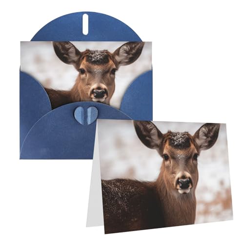 Cartes de vœux animaux sauvages pour envoyer une douce pensée, des encouragements ou des mercis