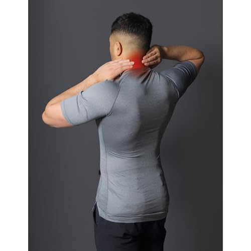 Salter EE6936BLKSTKEU7 Massagekissen mit Heizfunktion, tiefwirkendes Shiatsu, Relaxing Nacken, Schulterrücken, 4 Massageaufsätze, UK/EU-Stecker, Sicherheitstimer, leiser Betrieb, Tiefknethilfe