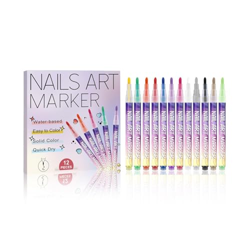 Vernis À Ongles Stylo Marker Pointe Feutre Enfant Et Adulte DIY Manucure Décoration Dotting Pen Beauté Outils De Pour La Maison Salon Dessin Peinture Halloween