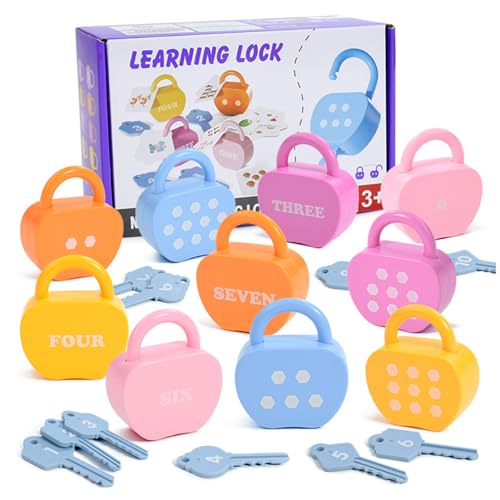 Jouets de serrure et clé Montessori pour occuper les enfants en voyage