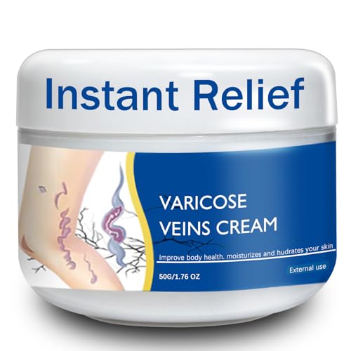 Yongsenina Varicose Veins Cream, Spider & Varicose Veins Treatment for Legs, Gentle Natural Ingredients, Relieves Heavy Leg Fatigue, Refreshing Non-Sticky Skin Care,1Pack