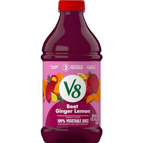 V8 Beet Ginger Lemon 100% Vegetable Juice, 46 fl...