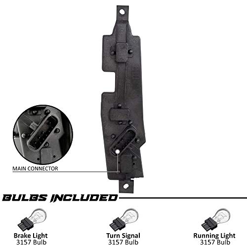 Epic Lighting Oe Style Replacement Tail Light Connector Plate Compatible With 1988-2000 C/K Pickup Suburban Tahoe Yukon Blazer Escalade Chevy Gmc [ Gm2806101 16511565 Gm2807101 16511566 ] Pair #TOP3