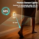 2 Pack Backlit Night Light Plug in Wall with Motion Sensor, Dimmable 0.5-70lm, AUTO/ON/Off, 2700K Warm, Plug in Night Light Kids for Bedroom,Hallway, Bathroom - Image 5