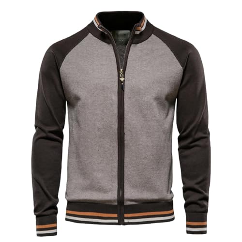 Jersey de punto para hombre ideal para looks casuales de otoño e invierno con diseño coreano