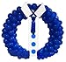 Fathers Day Decoration,Blue Gentleman Tuxedo Suit Necktie White Shirts Background for Baby Shower Graduation Birthday Tuxedo Theme Party Supply
