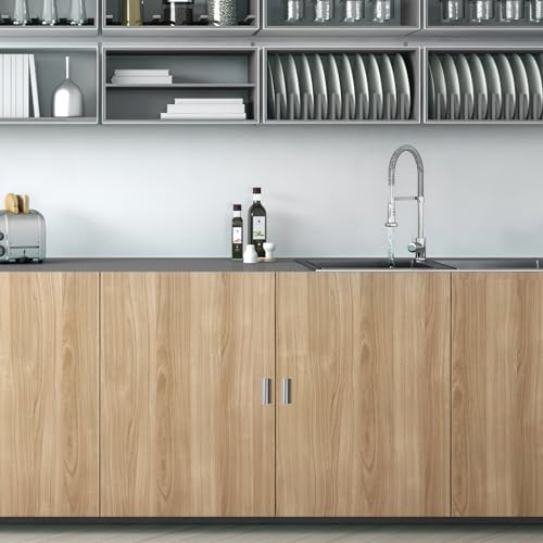 MengH-SHOP Möbelknöpfe T-förmiger Möbelgriff Edelstahl Schubladengriff Kabinett Knöpfe mit Schraube für Schrank Kleiderschrank Schublade Küche 10 Stück (Silber/50mm)