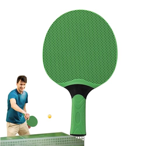 Senermter Paleta de Tenis de Mesa,Raquetas de Tenis de Mesa,Paletas de pingpong de Exterior de Goma - Juego de Raqueta para Interiores y Exteriores, Equipo Deportivo de Raqueta para niños y Adultos,