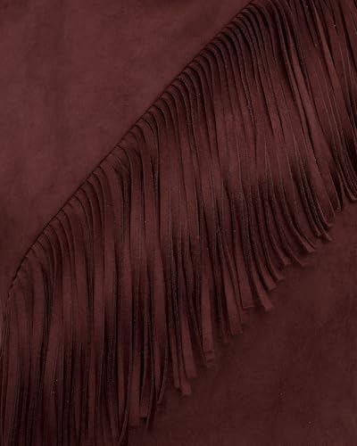 JW PEI Women's Adeline Asymmetric Fringe Sueded Top4