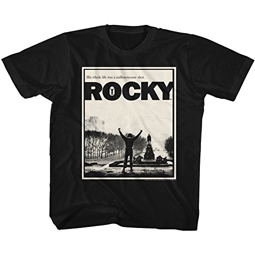 Rocky Toddler T-Shirt Million to One Shot Black Tee, 3T
