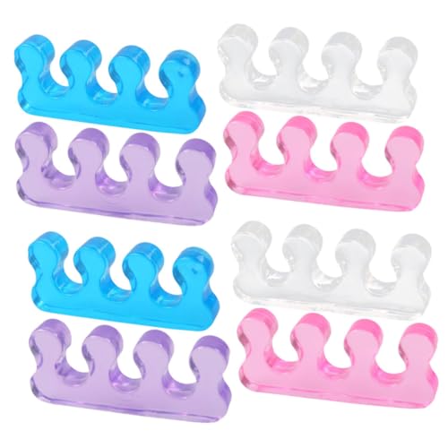 NOLITOY 8pcs Professional Toe Separators for Nail Art Toe Alignment Tool Ingrown Toenail Aid