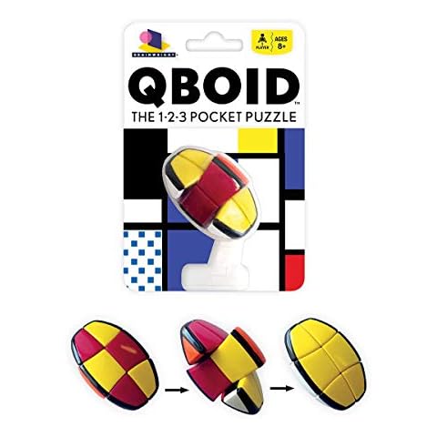 Brainwright - QBOID - The 1-2-3 Pocket Brain Teaser Fidget Puzzle Cover