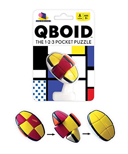 QBOIDâ„¢ - The 1-2-3 Pocket Brain Teaser Fidget Puzzle, BrainwrightÂ®