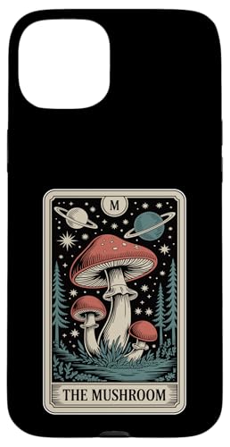 The Mushroom Tarot Card Cottagecore �ʔ����L�m�R���D�� �X�}�z�P�[�X iPhone 15 Plus �p