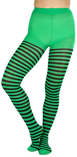 Image of ToBeInStyle Women's Nylon Horizontal Striped Tights