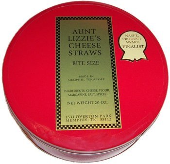 Aunt Lizzie's Cheese Straws - 20 oz Tin