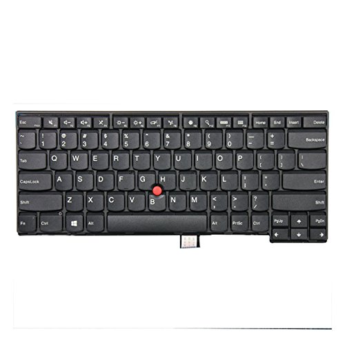 Genuine Original US Layout Non-Backlit Laptop Keyboard for Lenovo ThinkPad T431 T431s T440 T440E T440p T440s T450 L440 Compatible with 04Y0824 MP-12M13US-4442W