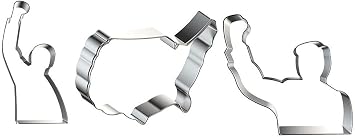 American Map Shape Cookie Cutter Set - 3 Pieces