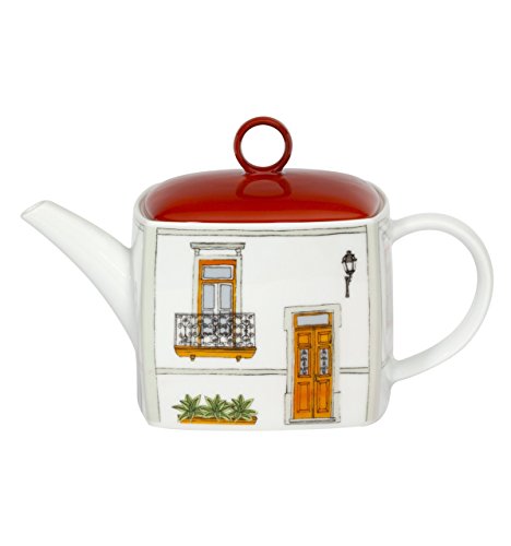 VISTA ALEGRE - Alma de Lisboa (Soul of Lisbon) (Ref # 21109524) Porcelain Teapot & Tea Set - 33.80oz