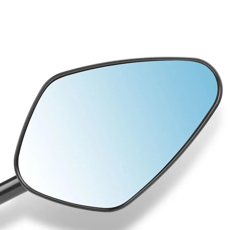 Espejo retrovisor de aluminio CNC para moto con rotación ajustable 4