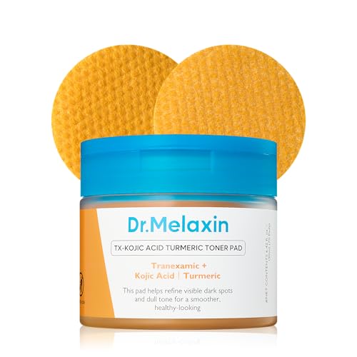 Dr.Melaxin TX Kojic Acid Turmeric Toner Pads with Tranexamic Acid, Brightening Toner Pad for...
