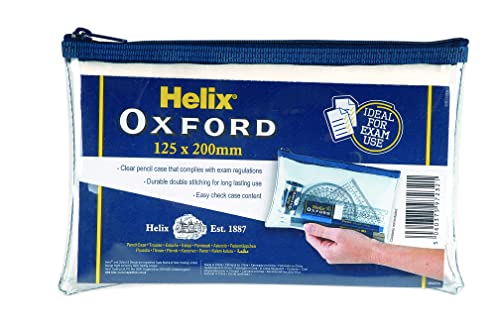Helix 930710 Oxford Bleistiftschachtel, 4 cm, durchsichtig Cover