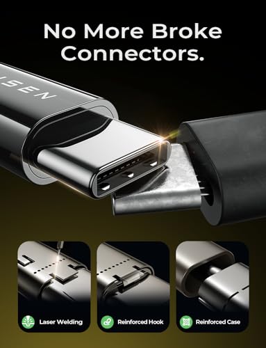 image for LISEN for iPhone 16 15 USB C to USB C Fast Charging, 60W 6.6+6.6+6.6FT