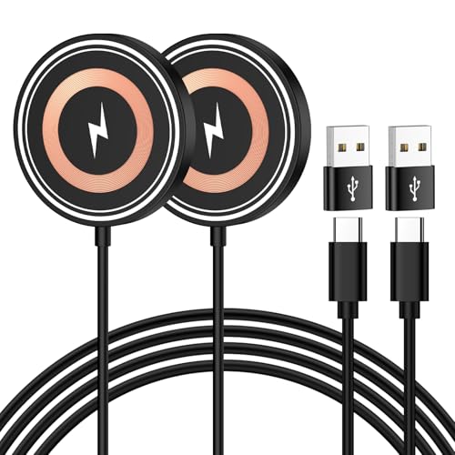 for Samsung S26 Ultra Magnetic Wireless Charger Fast Charging Pad for Galaxy S26 S26+ S25 FE Ultra S24 S23 S22 S21 Z Fold7 15W USB-C/A Android Phone Wireless Magsafe Charger for iPhone 17e 17 16 15 14