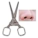 Beauty Scissor, Stainless Steel Multifunctional Rounded Head Small Grooming Scissor, Portable Nose Hair Scissor | Facial Hair Scissor | Eyebrows Trimming Scissor for Beauty