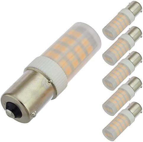 BA15s Base Omnidirectional 3.5-Watt LED Light Bulb with Translucent Cover 12V AC/DC ETL-Listed (6-Pack), Warm White 3000K, 14304WWx6